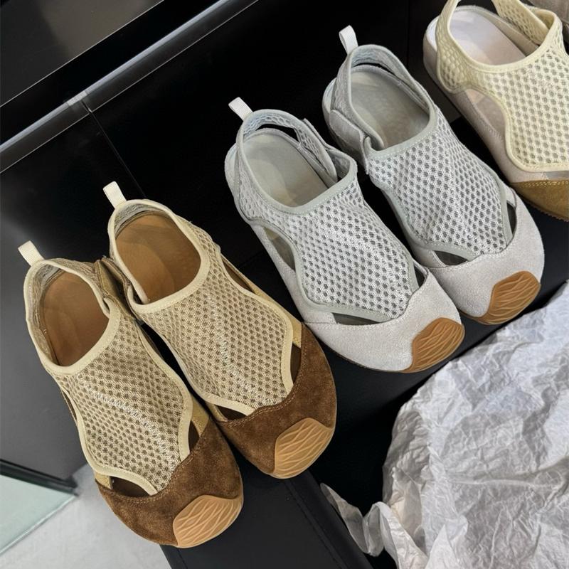 Fashion AIYUQI Women's Mesh Sandals 2025 New Non-slip Slip-on Casual Sneakers Shoes Women Large Size Breathable Beach Shoes Female