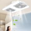 60W Power LED Deckenventilator Doppelblatt Fernbedienung Ventilator Super Wind Doppelreihenventilator Heimgebrauch