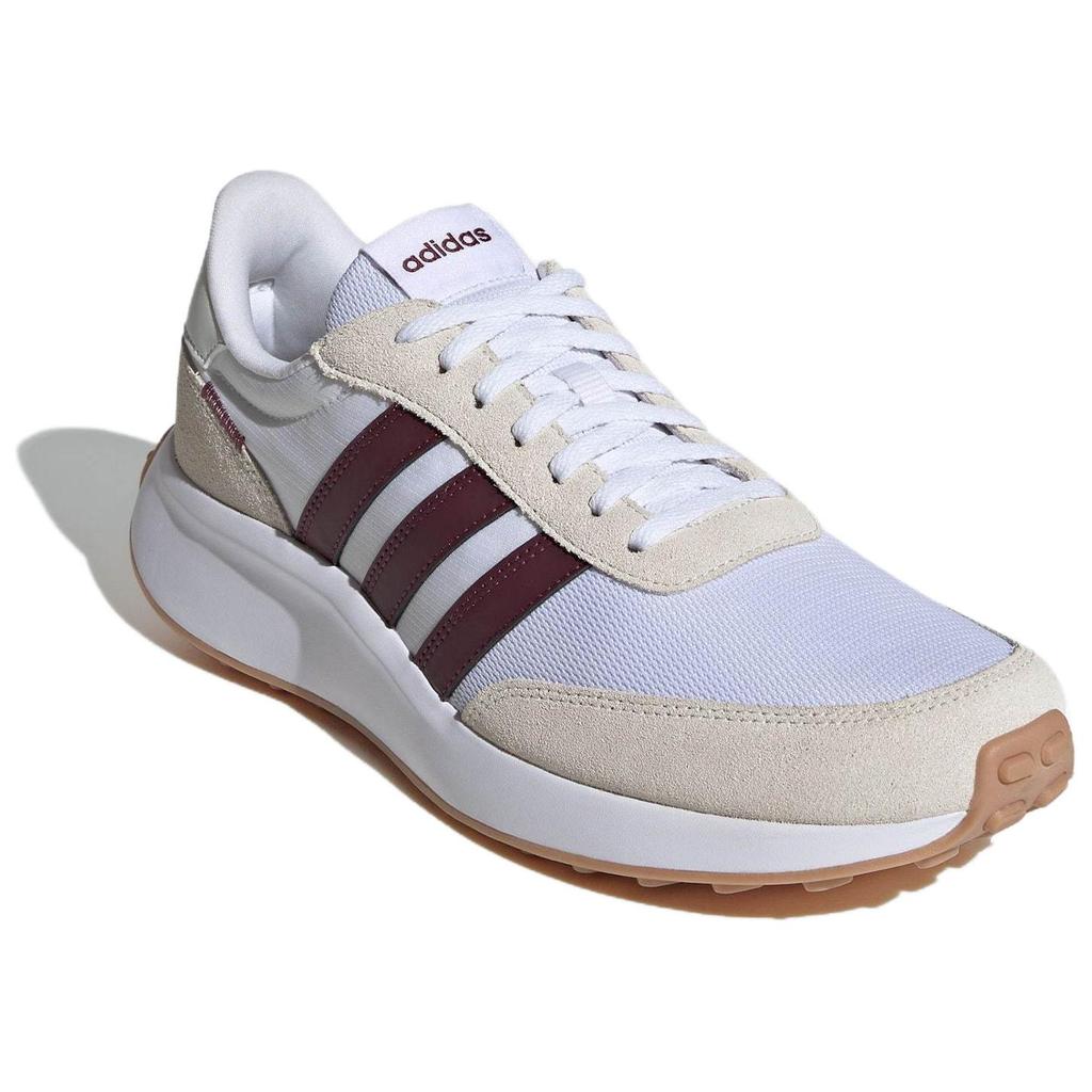 Adidas Run 70s Comfortable Versatile Non-Slip Durable Low-Top Casual Running Shoes Men Sneakers White IG1182
