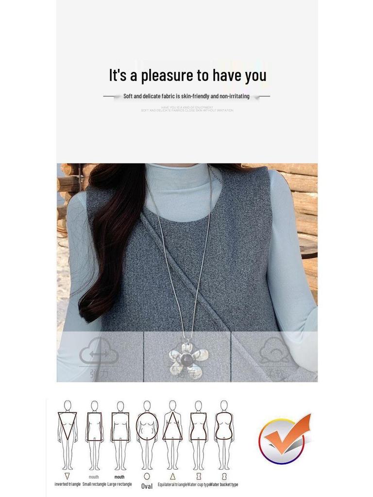 Elegant Retro Polka Dot Three-Piece Set: Vest, Base Layer, Slimming Skirt - Korean Style Autumn/Winter Fashion