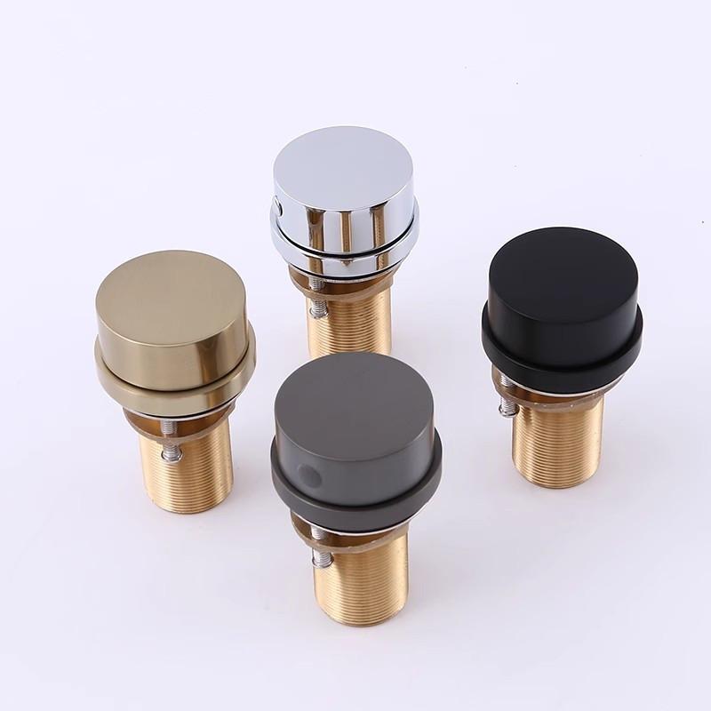 Brass Gray Basin faucet GrayBathroom Tap two hole Widespread Brushed Gold bathroom faucet sink tap 360 rotating Black basin Tap