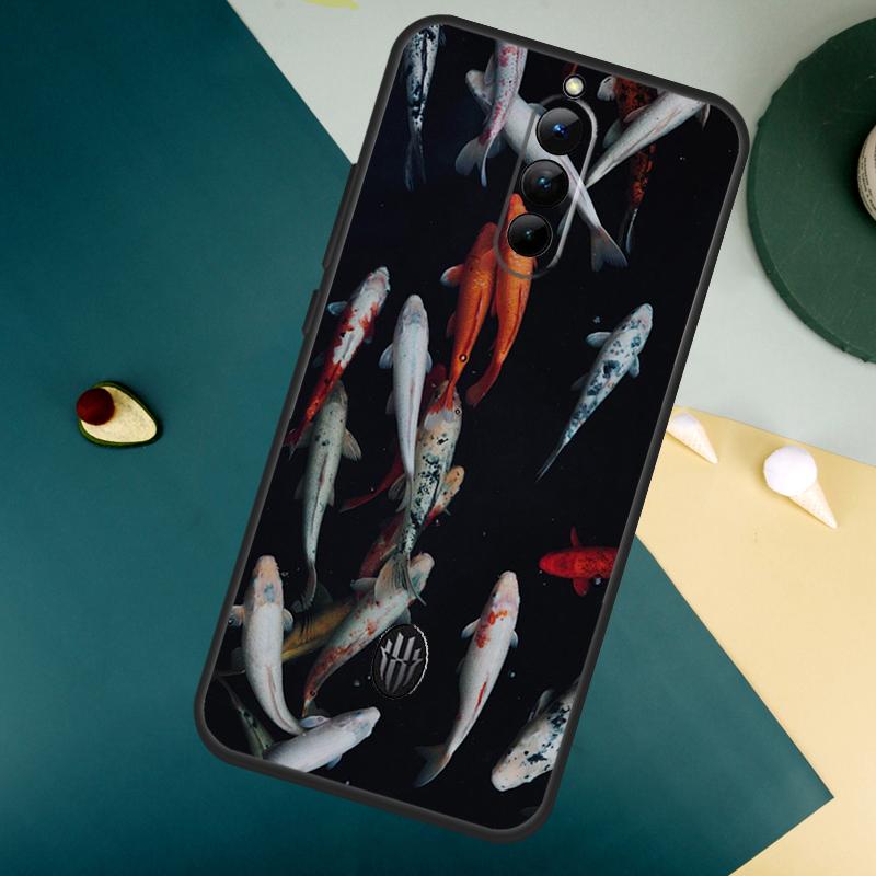 Koi-Karpfen-Fisch-Malerei Für ZTE Nubia Red Magic 10S Pro Plus 7 6S 7S 8 9 8S 9S Pro Red Magic 10 Air 11 Pro Plus Hülle