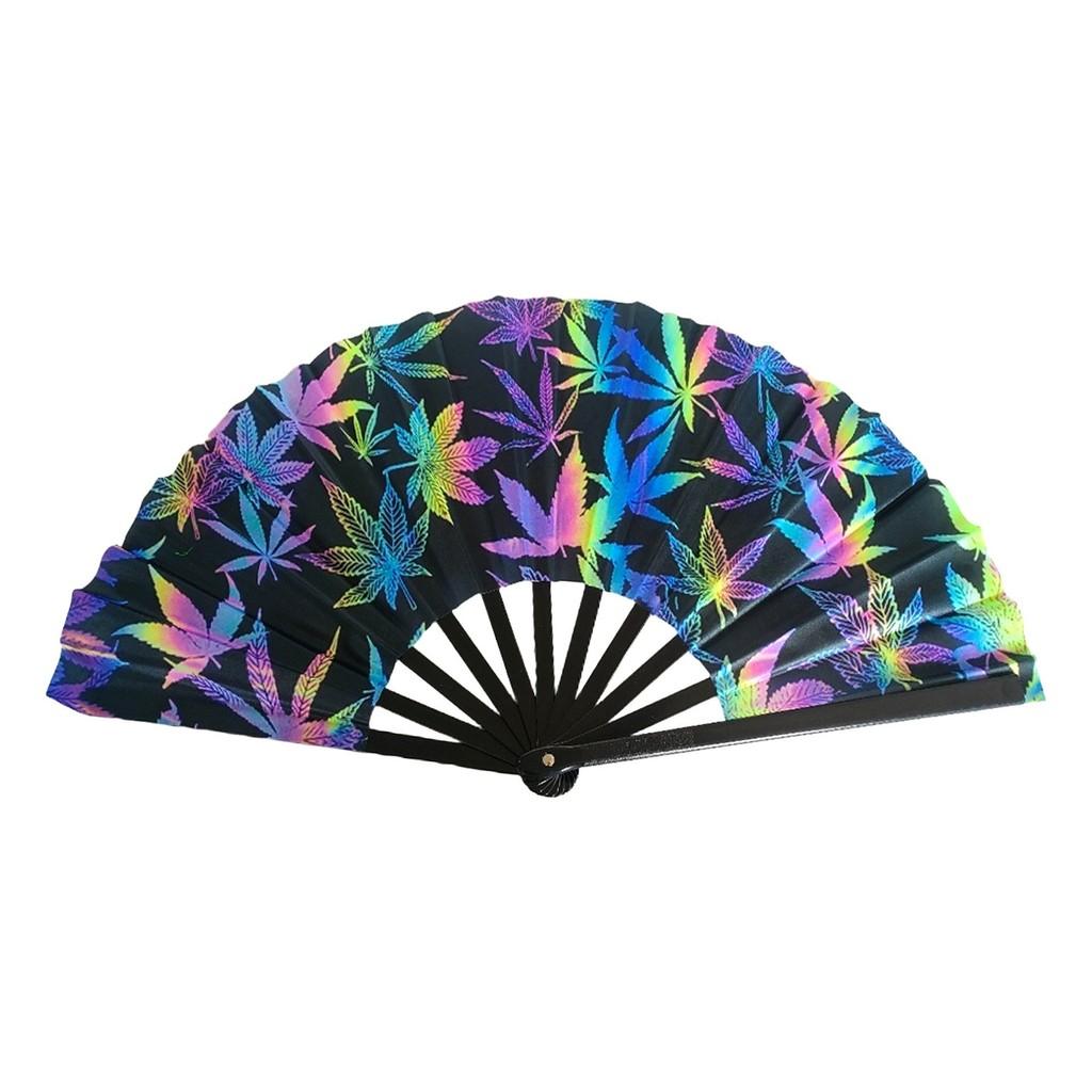 Chinese Style Folding Fan With Plastic Frame For Dance Performances And Gifts