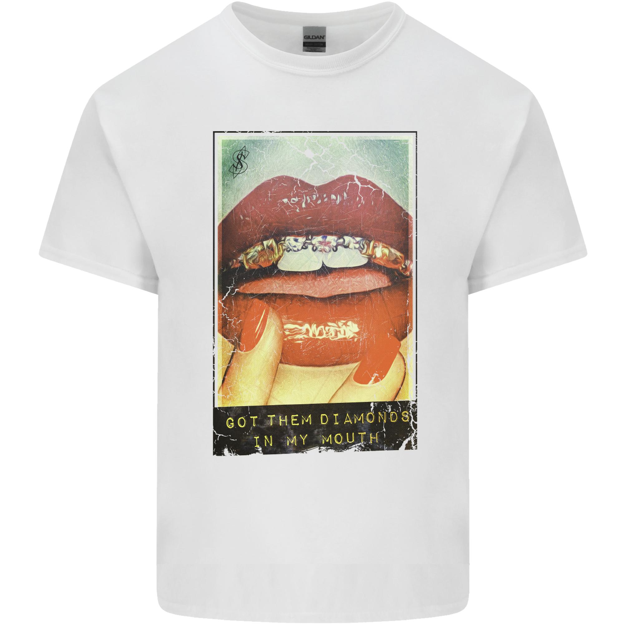 Got Them Diamonds in My Mouth Unisexs Light Cotton TShirt S