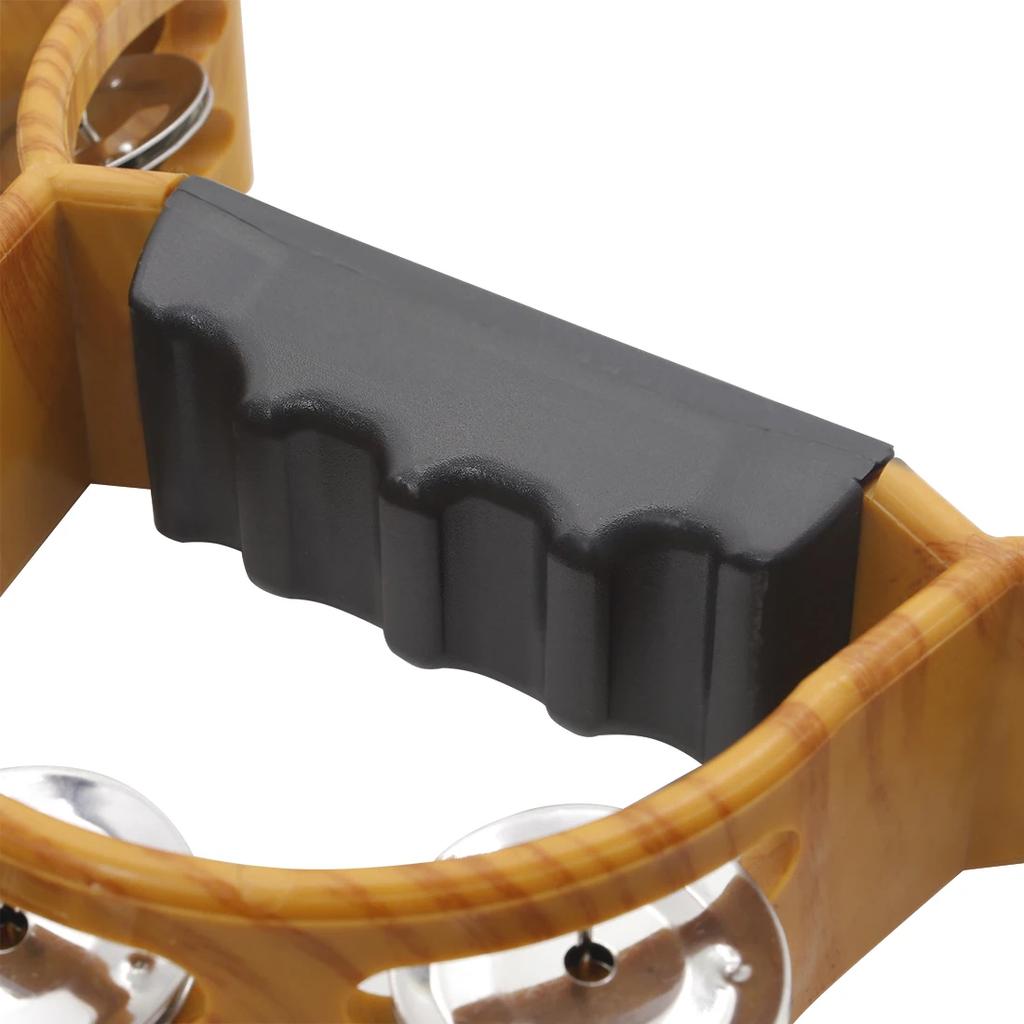 Orff Double Layer Hand Bell Party Freestyle Tambourine Portable Musical Gift Educational Tools Percussion Instrument for Kids
