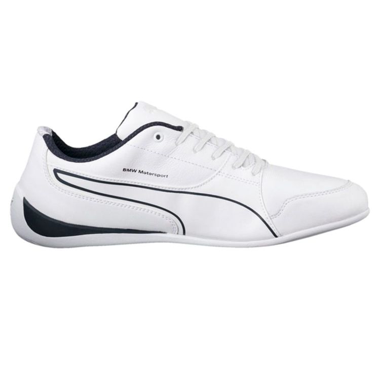 Puma Bmw Motorsport Drift Cat 7 Breathable Lightweight Comfortable Low Top Training Shoes Men Sneakers White 305986-02