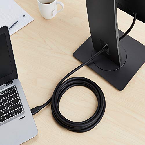 Basic Composite Cable 8K Display Port Cable 1.4 Standard HDR Compatible 8K@60Hz 4K@120Hz 3m Black