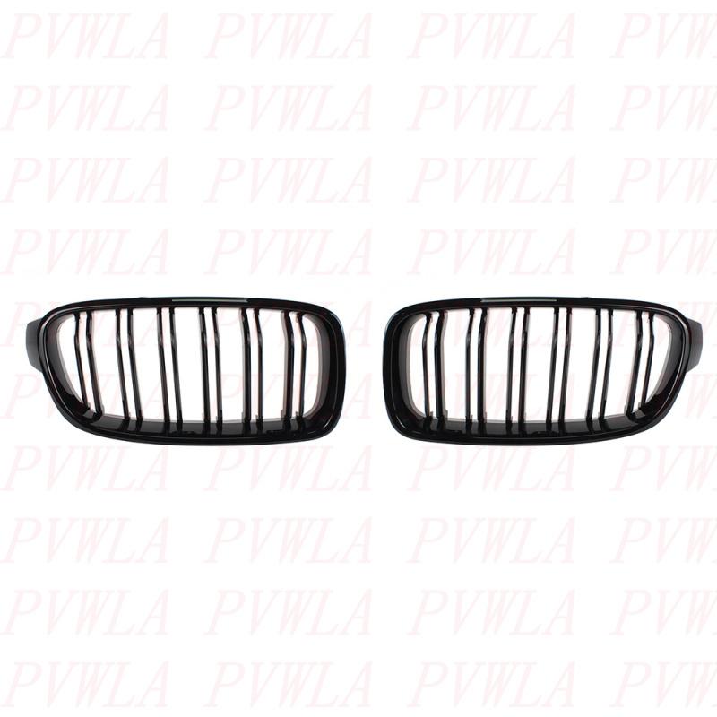 For BMW F30 F31 F35 320i 328i 335i 2012 2013-2018 Glossy Black Grille Cover Middle Net Car Accessories 51137260498 51137260499