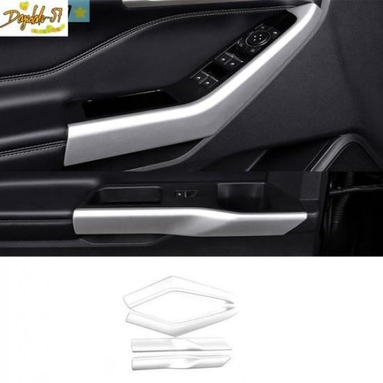4PC Silver ABS Inner Door Panel Trim Cover Strip Fit For Ford Explorer -