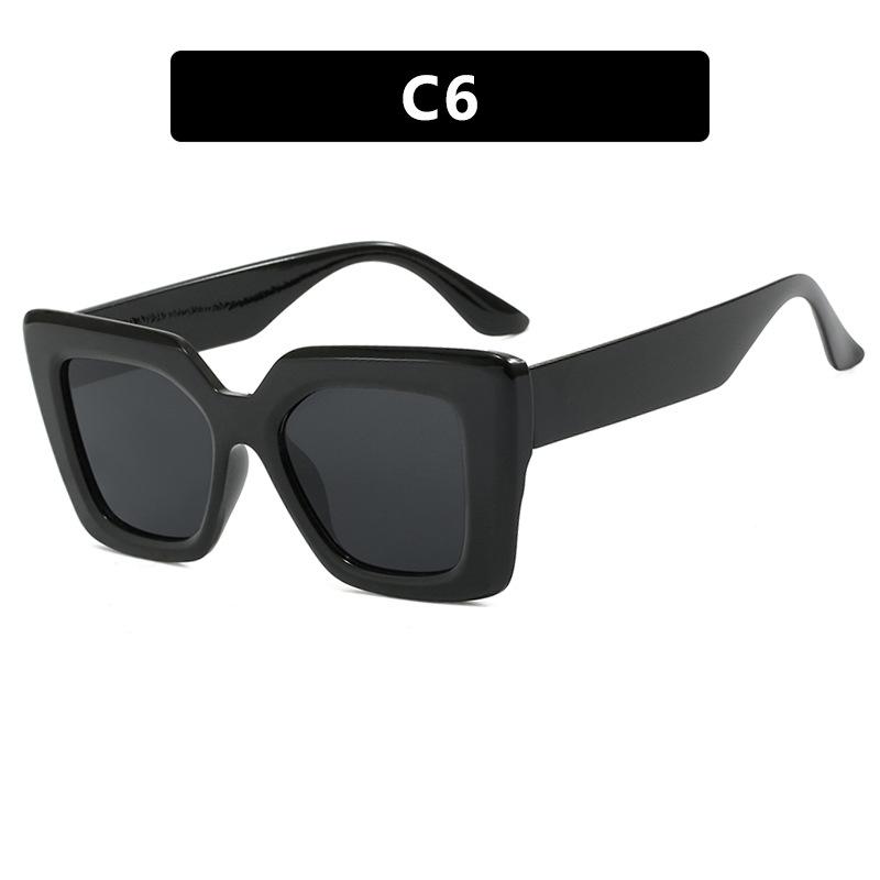 Square simple flat mirror women's new glasses frame fashion Internet celebrity ins anti-blue glasses frame