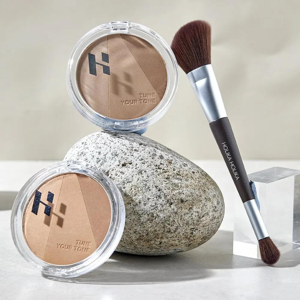 Holika Holika Tone Tuning Shading (Special Set with Brush) 01 Cool Grown
