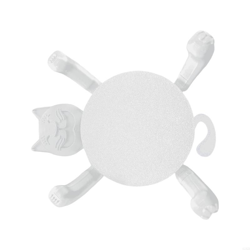 62KD Creative Cats Coasters Drink Holder Elegant Coffee Table Decors Nonslip Cup Mat Housewarmings Gift For Pet Lover
