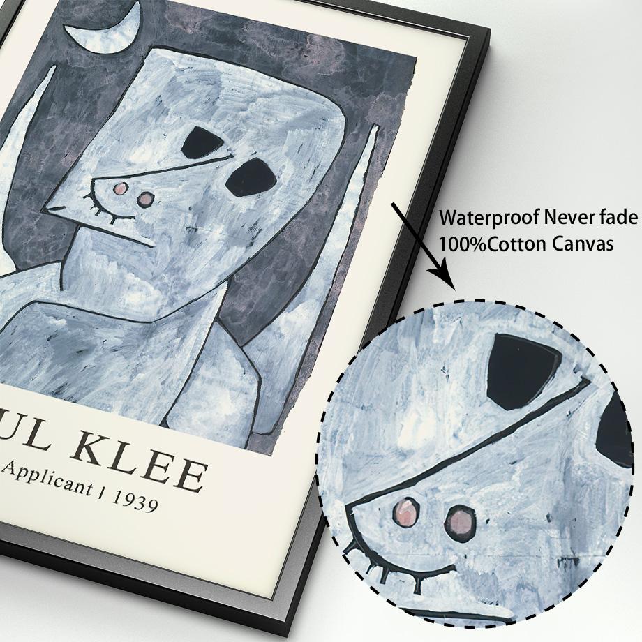 Exposición de Paul Klee, cuadro sobre lienzo para pared, carteles Vintage minimalistas modernos e impresiones de imágenes de pared para decoración para sala de estar