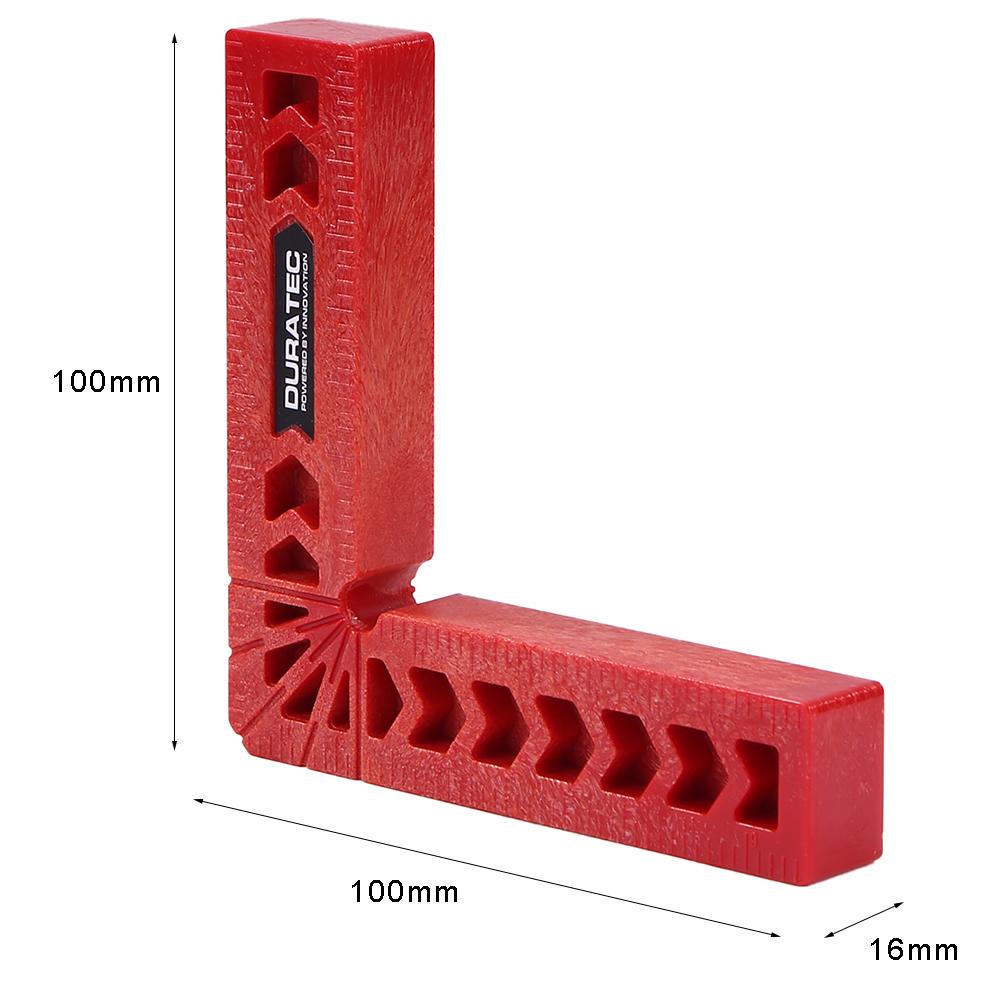 90 Degree Right-Angle Ruler Plastic Woodworking Right Angle Auxiliary Positioner Carpenter Square Rulers Measuring Tools R4