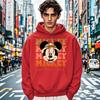 Disney Parent-child Set, Children's Animal Kingdom Mickey Mouse Head Printed Men's Hoodie, Casual Sportswear, Loose Top