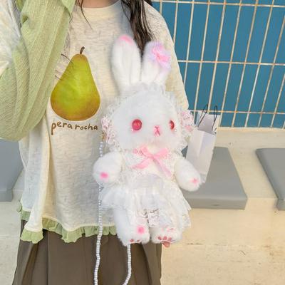 Lolita Olita Cute Bow Rabbit Bag New Doll Rabbit Messenger Bag for Girlfriend Gift