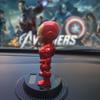 Cartoon Artificial Car  Ornament Solar Energy Shake Toy Long-term Use Without Fading Center Console