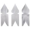 3pcs/ Set Silver Screw Thread Measuring Tool 55°& 60° Lathe Cutting Tool  For Quick Comparison