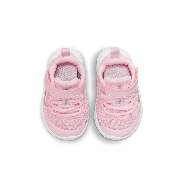 Nike Adidași Bebeluș Free RN 2021 TD Spumă Roz Alb Glazură Roz-Metalizat Argintiu CZ3997-610