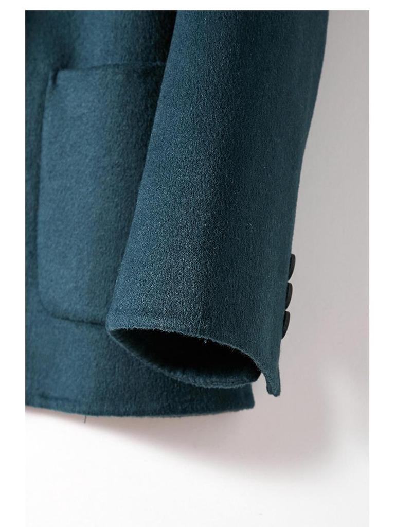 2025 Women's Autumn/Winter Slimming Wool Blazer – Elegant Double-Faced Wool Coat for Commuting