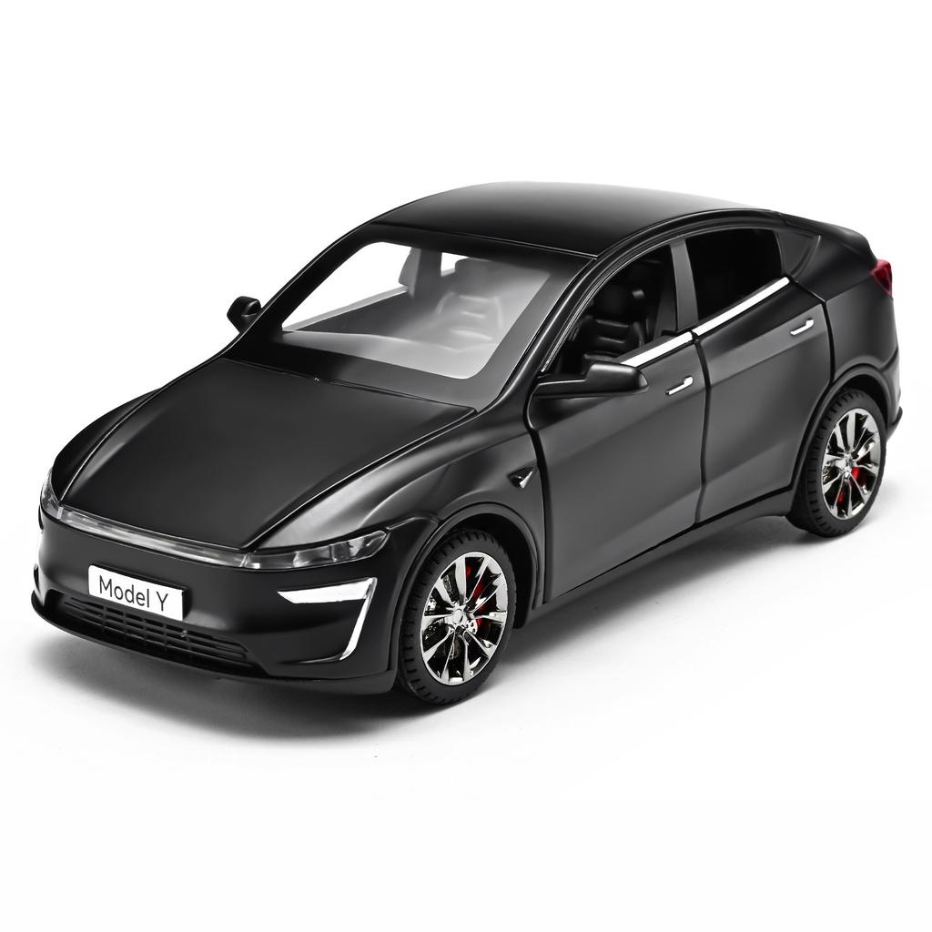 1/32 2025 Model Y SUV Alloy Car Model Diecasts Metal New Energy Vehicles Car Model Simulation Sound and Light Childrens Toy Gift