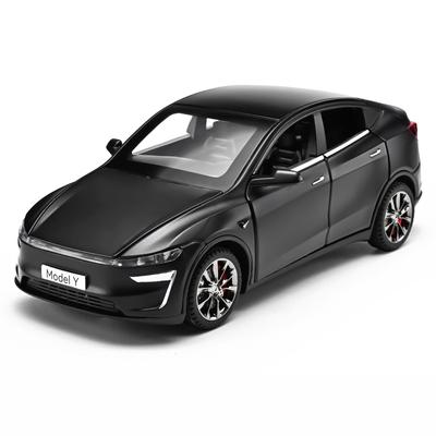 1/32 2025 Modelo Y SUV Modelo de Coche de Aleación Diecasts Metal Vehículos de Nueva Energía Modelo de Coche Simulación Sonido y Luz Juguete para Niños Regalo