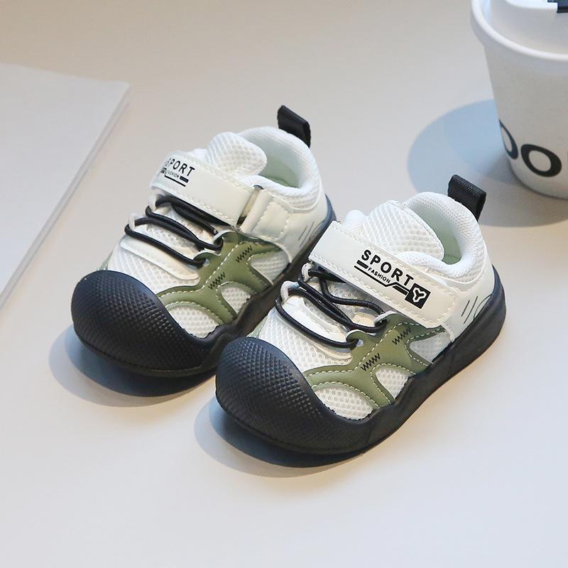 Toddler baby walking shoes2026New autumn breathable mesh shoes0-5Fashionable soft-soled toddler shoes for 1-year-old babies 18Code/Inner Length12.5cm