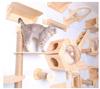 Cat Wall Mounted Furniture Floating Shelf With Cat Scratching Post Climbing Perches Hammock Wall Steps For Sleeping Playing Rest