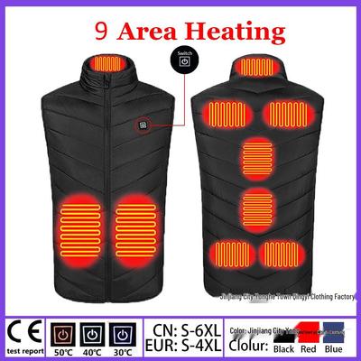 Men's Smart Electric Nine-zone Heating Vest - Full Body Warmth-keeping Clothing