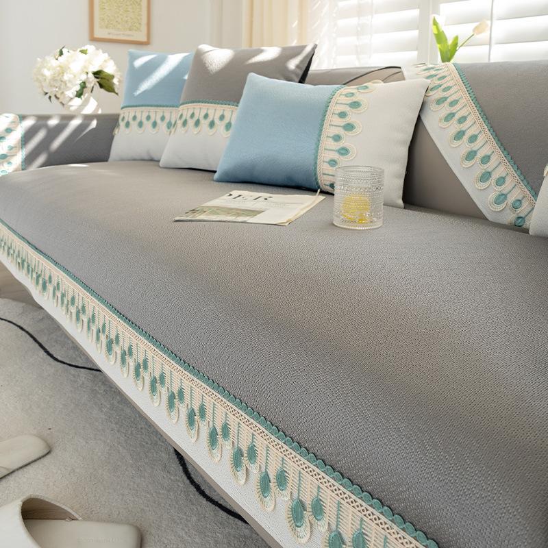 

Летний нескользящий чехол для дивана, чехол для дивана, полотенце, подушка для дивана, современный простой универсальный защитный чехол для дома 90*210cm