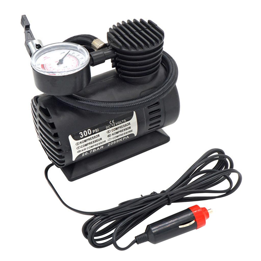 New Portable  300psi 12v Car Inflator Pump Car  Electric Tyre Pump for Emergency Needs Car Tyre Inflating