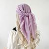Pearl Chiffon Solid Color Scarf Arabic Turban Bali Turban Solid Color Malay Square Scarf Scarf