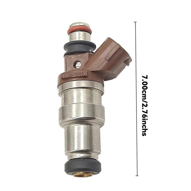 1Pcs New Fuel Injector Nozzle For Toyota 4RUNNER TACOMA T100 2.7L 23250-75050 23209-79095 2320979095 2325075050 Replacement-A99D