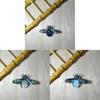 Shell Embedded Butterfly Brooch Pin Pendant With Fashionable Purple Crystal For Women And Men