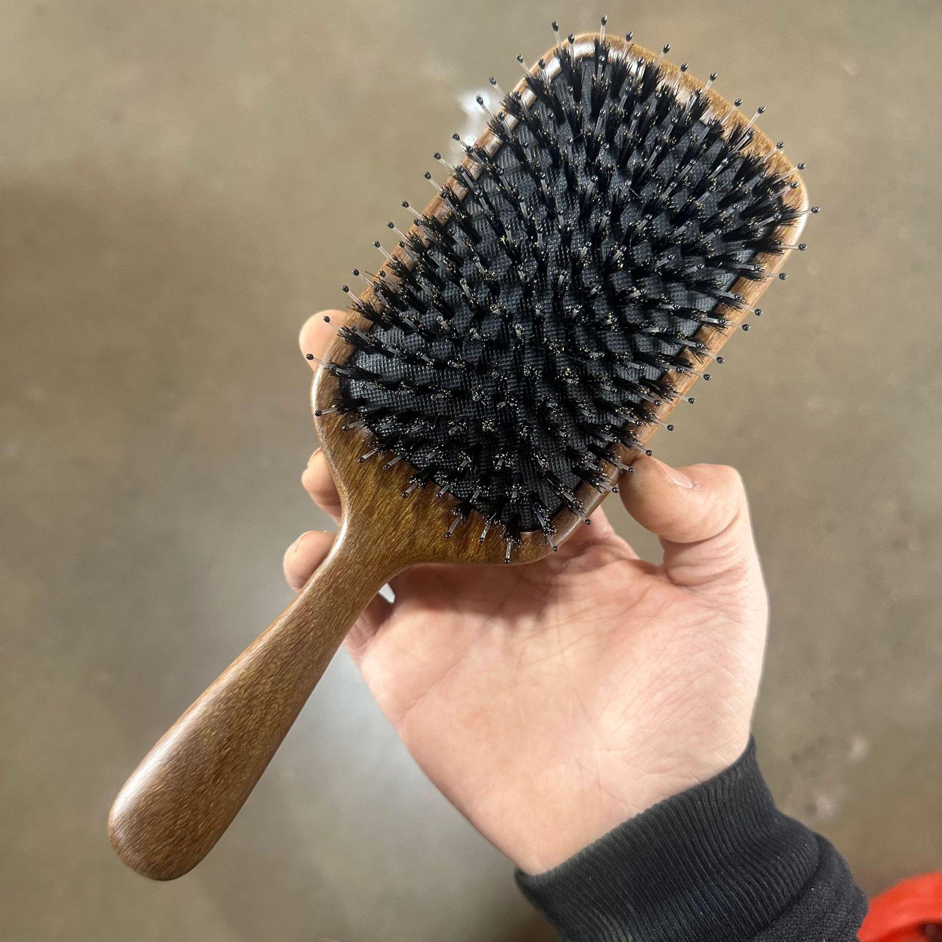 

Сандаловое дерево Женский массажер для кожи головы с воздушной подушкой и расческа для распутывания волос