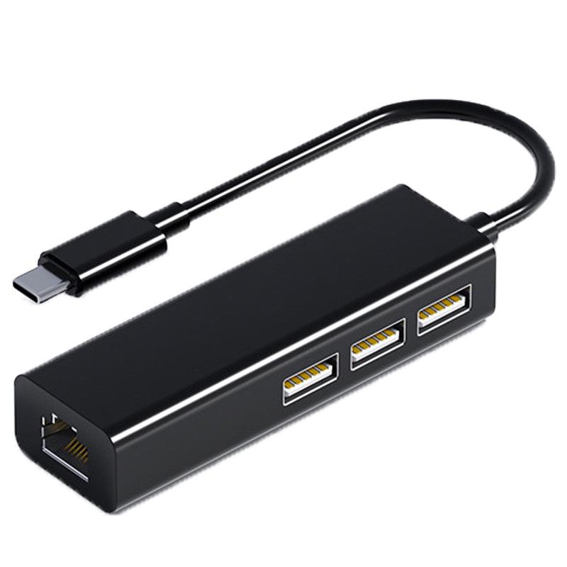 Dual Interface USB-C 3.0 to RJ45 Gigabit Ethernet Adapter for Laptops