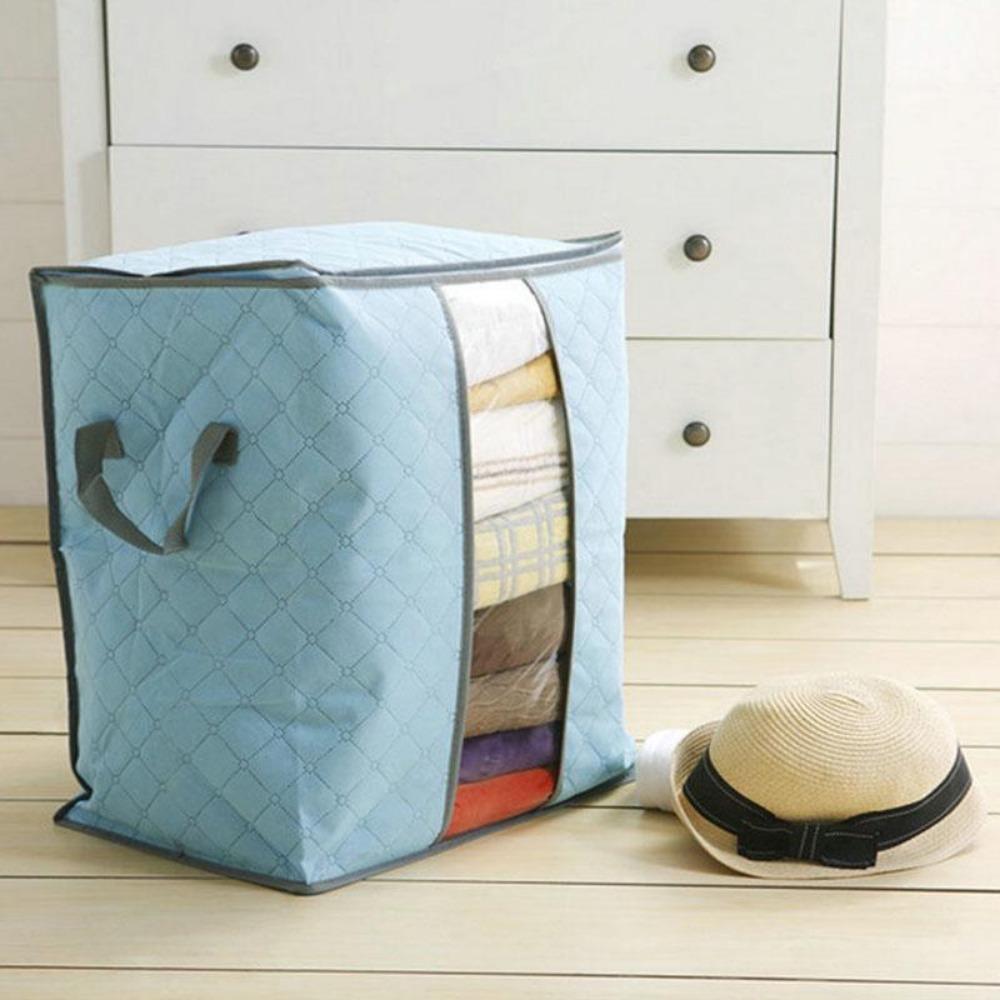 Zippered clothing storage case. Size: 60*40*35cm/50*48*28cm