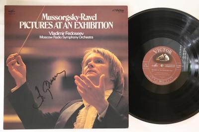 Disco LP VLADIMIR FEDOSEEV, ORCHESTRA RADIO DI MOSCA - Modest Mussorgsky Quadri di un'Esposizione VIC2106 VICTOR 1978 Giappone Classico Usato
