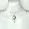 Lace Gemstones Aesthetic Necklace Fashion Simple Clavicle Chain Women Girls