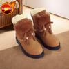 Winter Waterproof Ladies Shoes Round Toe Chunky Plush Warm Women's Snow Boots Goth Comfortable and Elegant Booties on Promotion