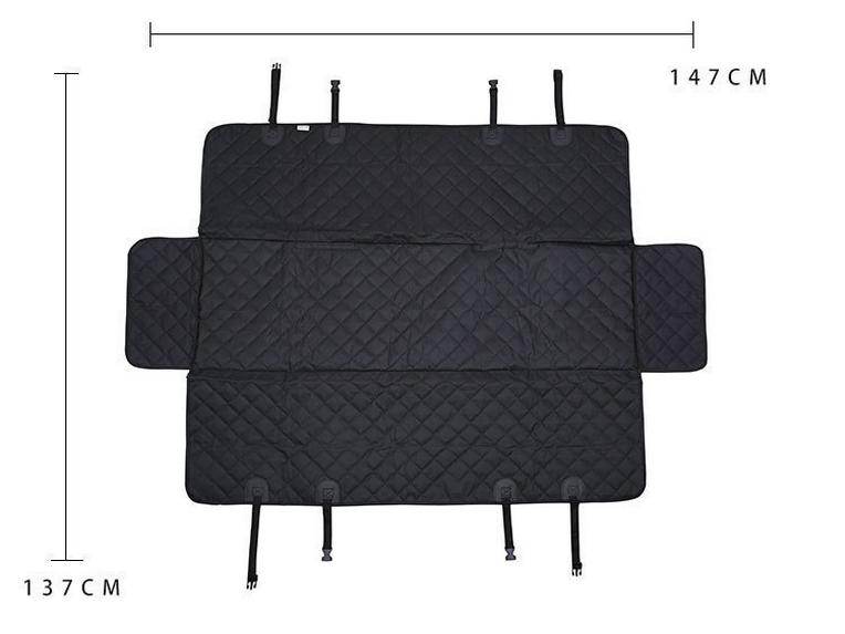 Waterproof & Dirt-Resistant Pet Car Seat Cover for Cats & Dogs - Thickened, Durable Back Seat Mat