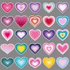 50 Gradient Love Personality Graffiti Fresh Ins Style Children's Guka DIY Skateboard Suitcase Stickers Waterproof