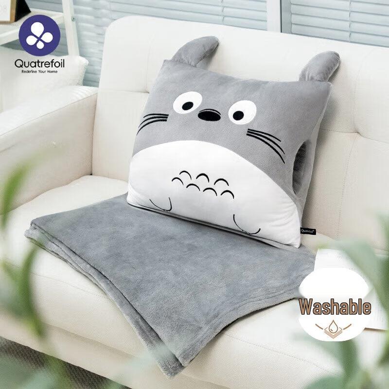 2-in-1 Thickened Pillow Blanket