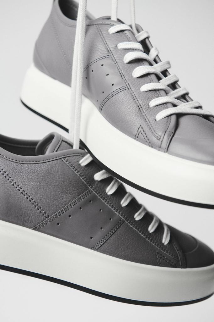 ECCO Street Ace Sneakers, Herren, Größe M, Stahl/Stahl, 26.0 cm, 3E