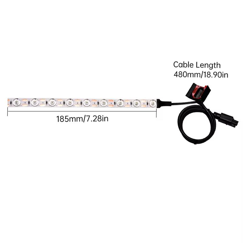 

1 шт. Светодиодная лента из алюминиевого сплава с магнитной установкой для Bambu Lab A1/A1 Mini, комплект светодиодной панели, аксессуары для DIY