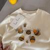 Kids Long Sleeve T-shirt Cartoon Print Soft Cotton Casual Tops for Boys Girls Spring Casual Tee Children Bottoming Shirt