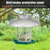 Plastic Protective Dome Cover for Hanging Birds Feeder Weatherproof Hummingbird Feeder Rain Guard Squirrel Baffle for Outside