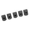 5pcs Black Oxide Grade 8.8 Carbon Steel t sloT nut T nut Tapped Through M6 Thread