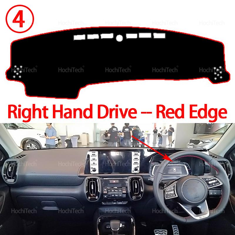 

For Kia Sonet QY 2020 2021 2022 2023 2024 2025 Dashboard Cover Dash Board Mat Carpet Pad Sunshade Cushion Car Visor Accessories