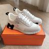 Aijia men's leather sports and leisure shoes with thin straps couple models 2024 summer new versatile foreign trade shoes high-end